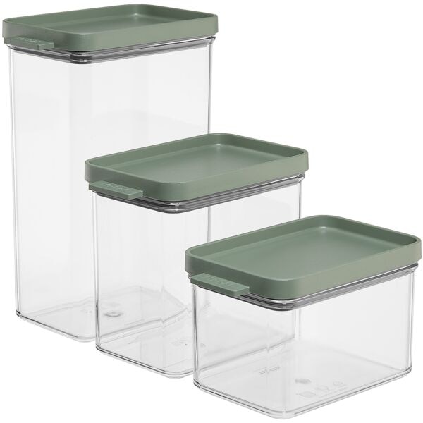MEPAL Vorratsdosen-Set »Omnia« 0,7 / 1,1 / 2,0 L grün, 9.4x14.5 cm