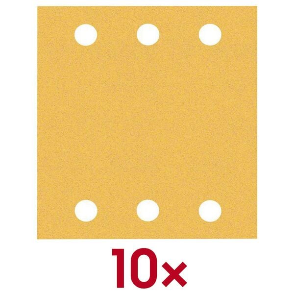BOSCH Schleifblätter »EXPERT C470 Best for Wood and Paint« Körnung 230 10er-Pack, 10.7 cm