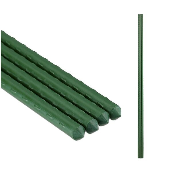 relaxdays 10er-Set Pflanzstäbe 120 cm