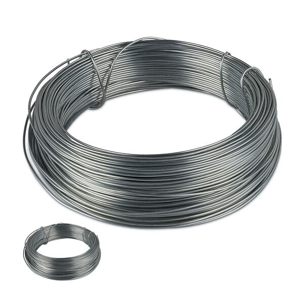 relaxdays 2er-Set Bindedraht 1 mm