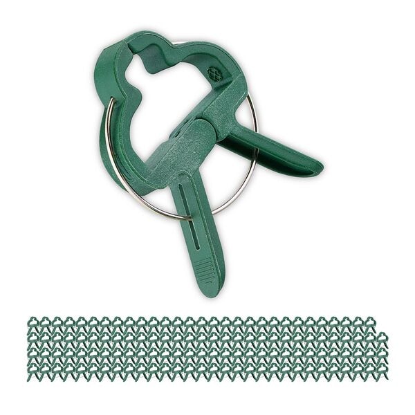 relaxdays 120er-Set Pflanzenclips groß