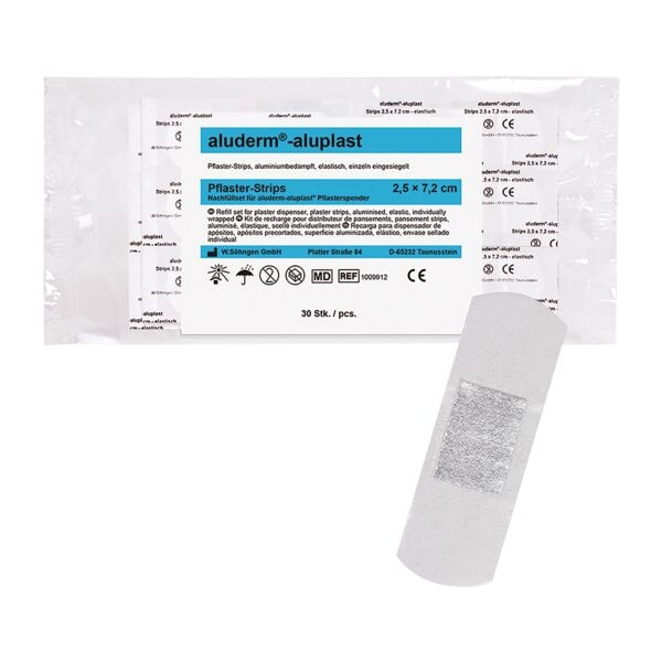 SÖHNGEN Pflaster-Nachfüllset »aluderm-aluplast« 7.5 x 2.5 cm, 7.5x2.5 cm