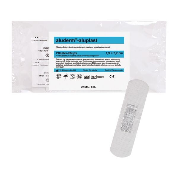 SÖHNGEN Pflaster-Nachfüllset »aluderm-aluplast« 7.2x1.9 cm 30 Stück