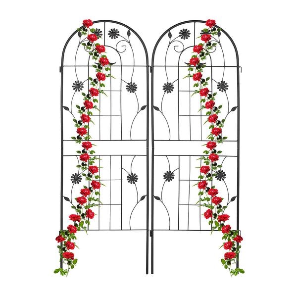 relaxdays 2er-Pack Rankgitter 150 cm