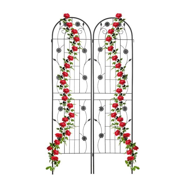 relaxdays 2er-Pack Rankgitter 200 cm