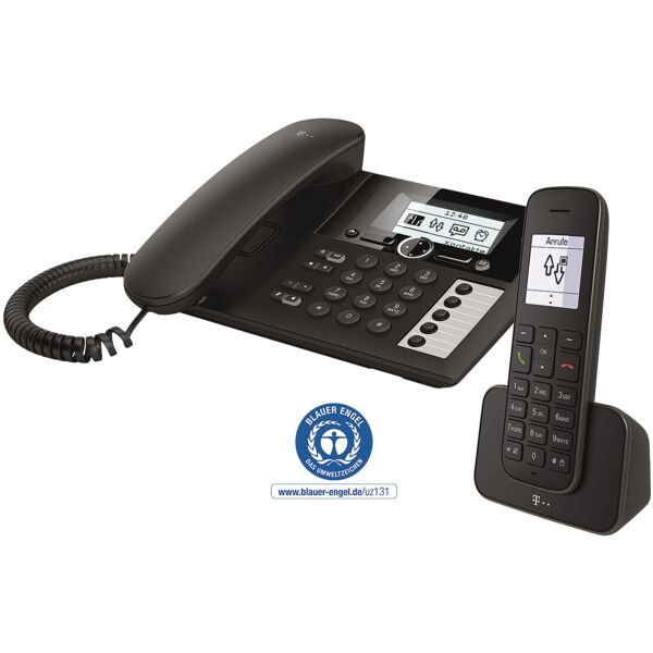 Telekom DECT-Telefon Sinus PA 207 schwarz inkl. Mobilteil