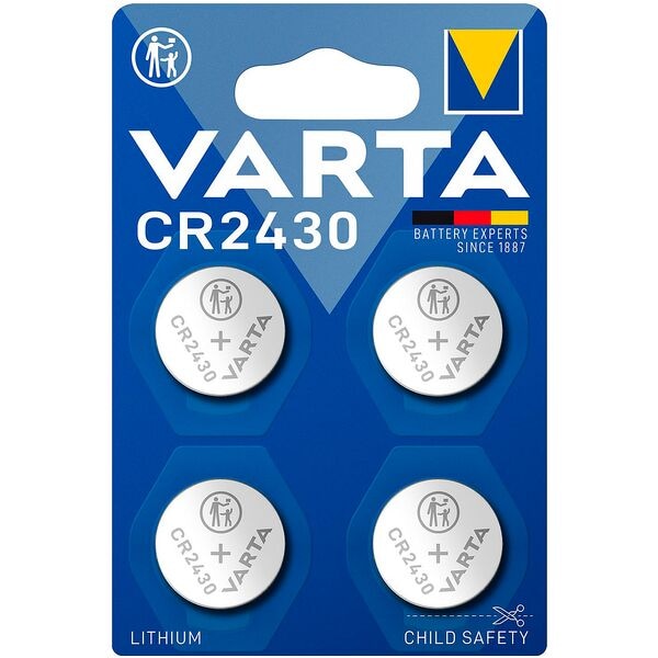Varta Knopfzellen »CR2430« 4 Stück