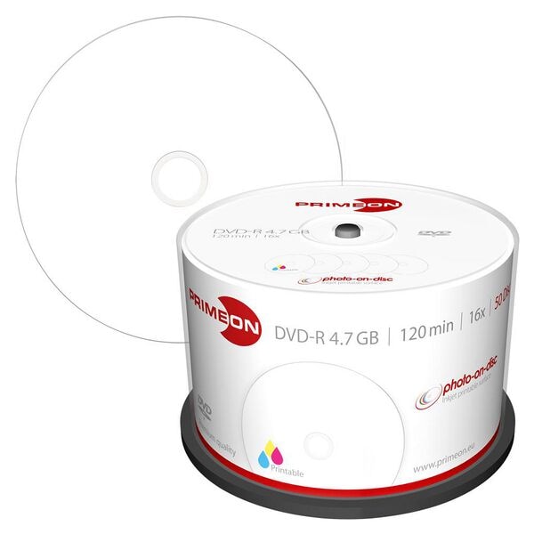 PRIMEON DVD-R 50 Stück Spindel