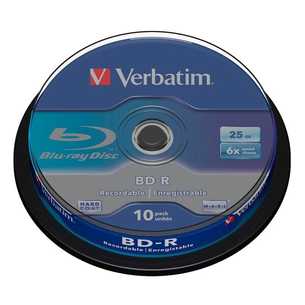 Verbatim Blu-ray BD-R 10 Stück Spindel