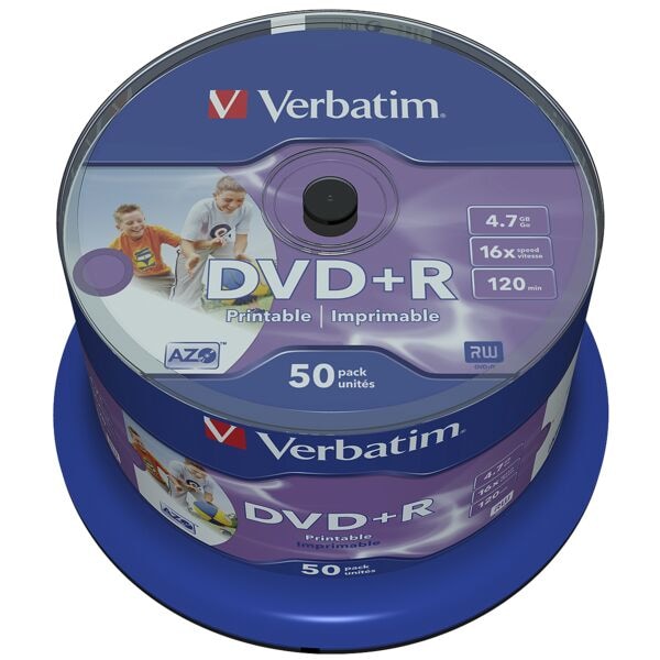 Verbatim DVD+R 50 Stück Spindel