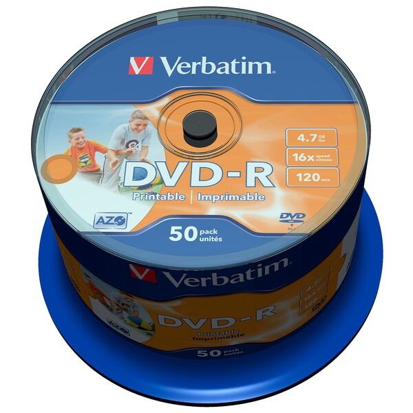 Verbatim DVD-R 50 Stück Spindel