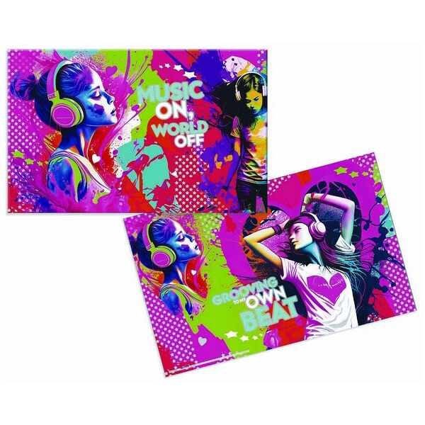 Herma Schreibtischunterlagen »Music Girl«, 55x35 cm