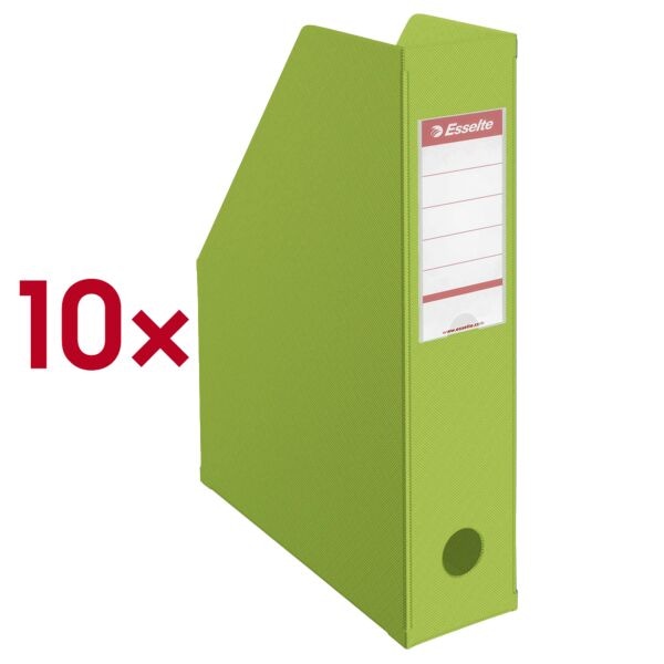 Esselte 10x Stehsammler DIN A4 grün, 7.2x31.8x24.2 cm