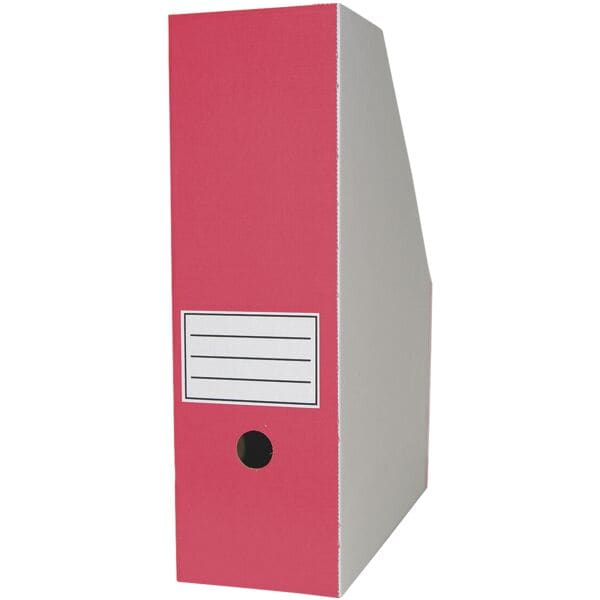 Top Print Archiv-Stehsammler DIN A4 10 Stück rot, 9.5x30.5x25.2 cm