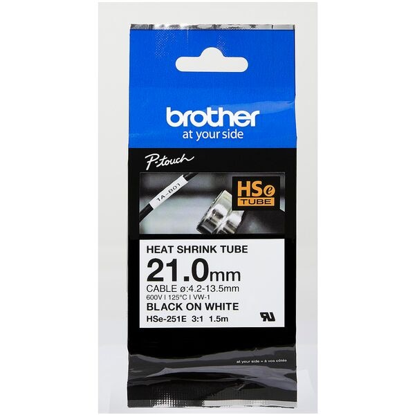 Brother Schrumpfschlauch »HSe-251E« 21 mm x 1,5 m, 2.1 cm