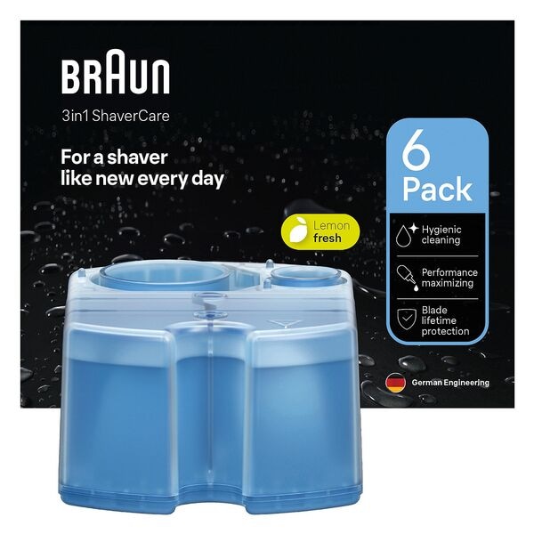 BRAUN Reinigungskartuschen für Rasierer »3in1 ShaverCare«