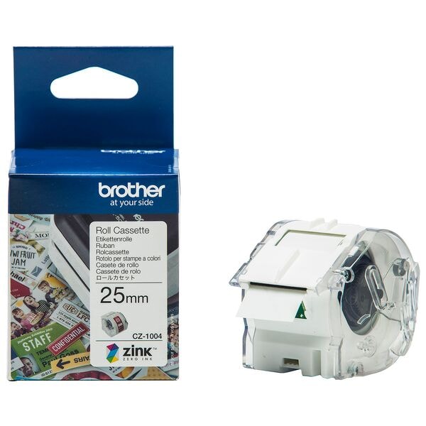 Brother Endlospapierrolle für Etikettendrucker »CZ-1004« 25 mm / 5 m