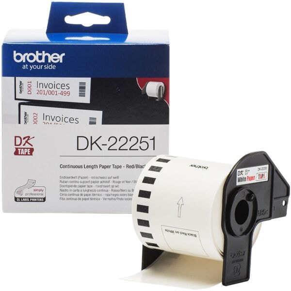 Brother Endlospapierrolle für Etikettendrucker »DK-22251« 62 mm / 15,24 m