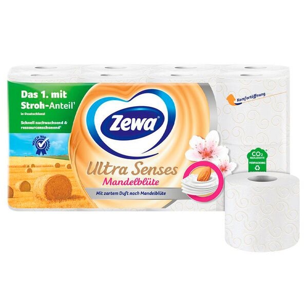 Zewa Toilettenpapier Ultra Senses 4-lagig 16 Rollen