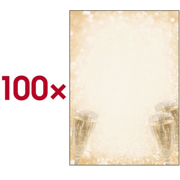 Sigel Motivpapier Champagne DP299 DIN A4 100 Stück