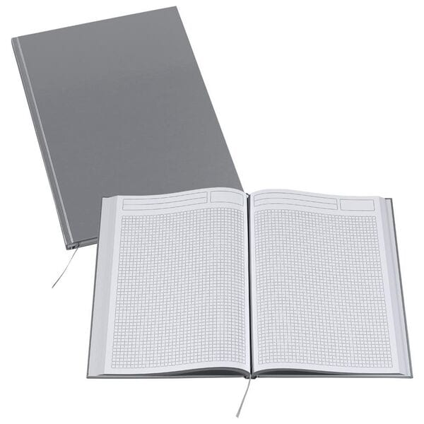 OTTO Office Notizbücher kariert A4 3 Stück 192 Seiten silber