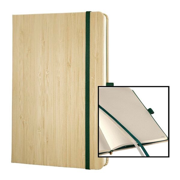 Sigel Notizbuch »Bambus Hardcover« Punktraster A5 194 Seiten braun