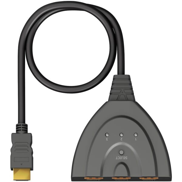 goobay HDMI-Switch 3x HDMI-Buchse