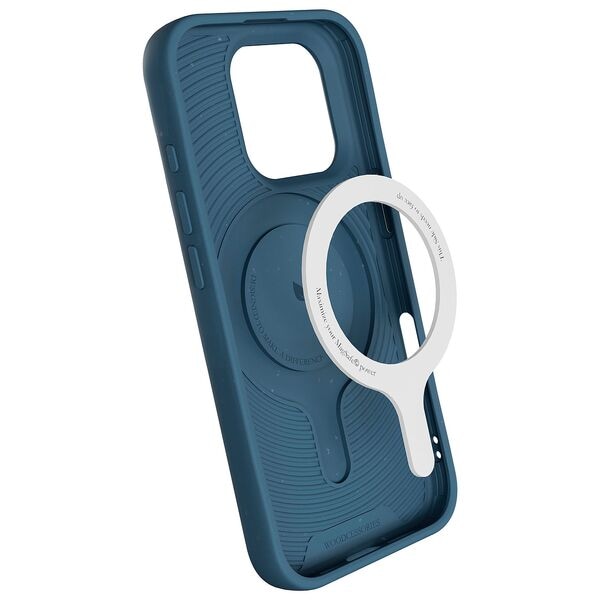 Woodcessoires Handy-Cover »Bio Case« IPhone 16 Pro Navy Blau