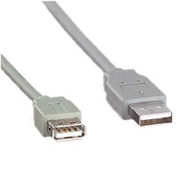 goobay USB-Kabel USB 2.0 A grau 3.0 m grau
