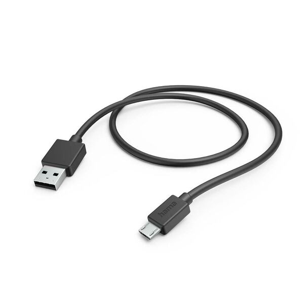 Hama Ladekabel USB A / Micro-USB 1.0 m schwarz