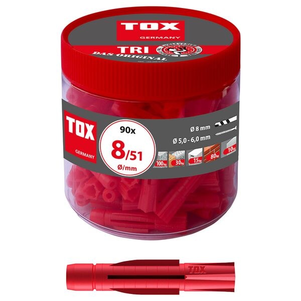 OTTO Office Universaldübel »TRI 8/51« 90 Stück