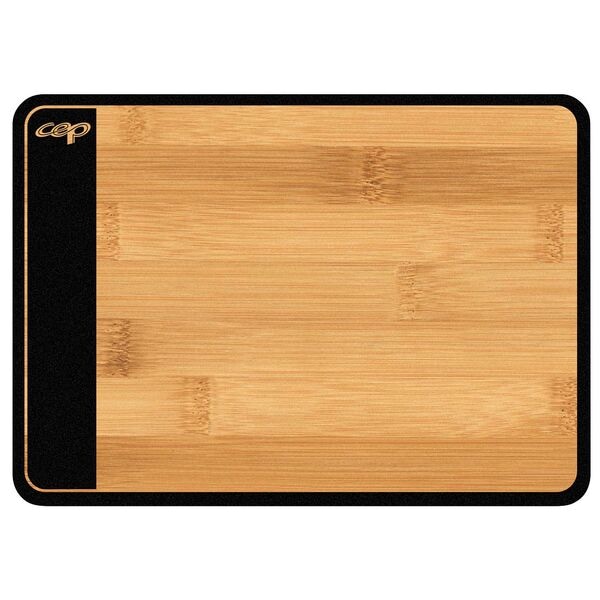 cep Mousepad schwarz / bambus schwarz, 21x0.2x15 cm
