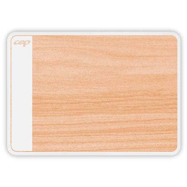 cep Mousepad weiß / buche weiß, 21x0.2x15 cm