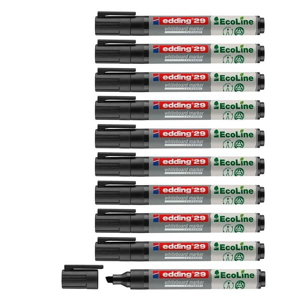 Edding Whiteboard-Marker »29 Ecoline« 1 - 5 mm 10 Stück schwarz