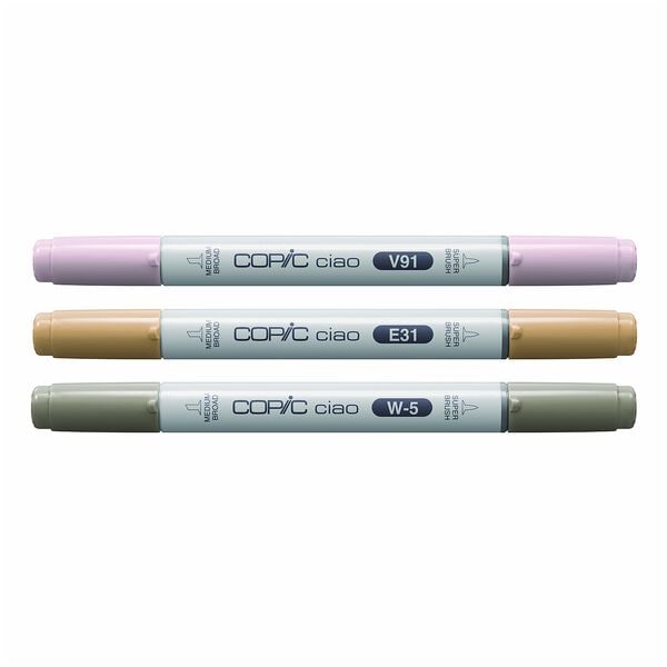 COPIC® Ciao Layoutmarker-Set Ciao Pet Palette 3 Stück gelb