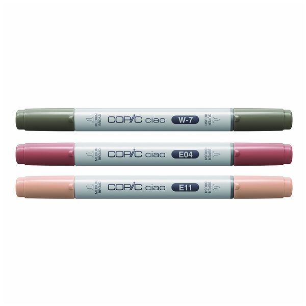 COPIC® Ciao Layoutmarker-Set Ciao Warm Palette 3 Stück gelb