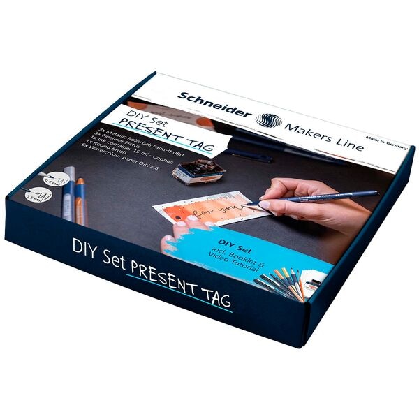Schneider Geschenkanhänger-Set DIY weiß weiß