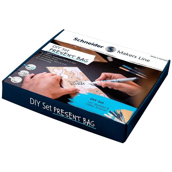Schneider Geschenktüten-Set DIY natur mehrfarbig