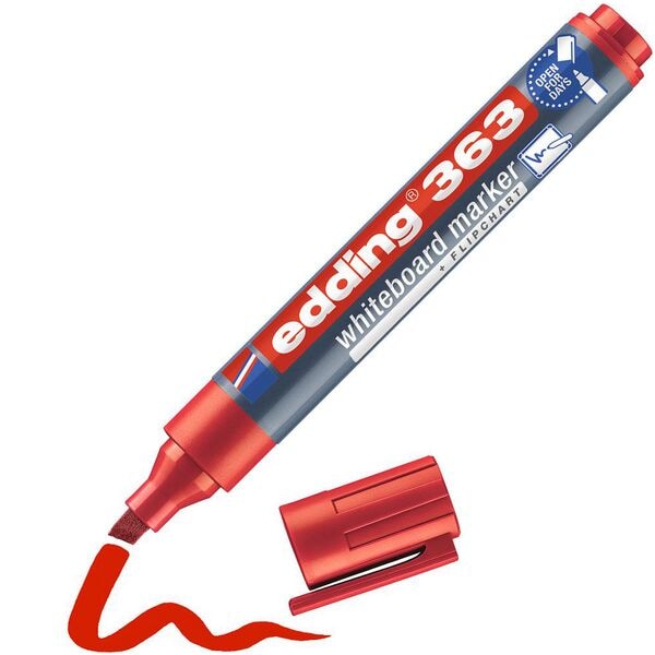 Edding Whiteboard-Marker »363« 1 mm - 5 mm 10 Stück rot