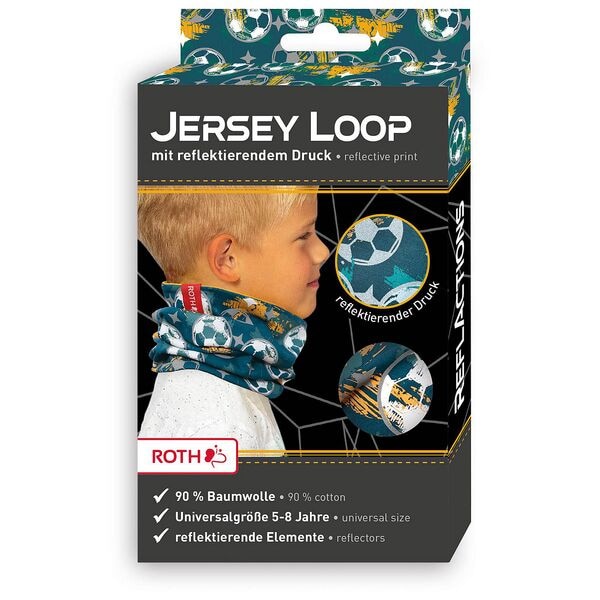 ROTH Kinder-Loop »Fußball« blau Einheitsgröße blau
