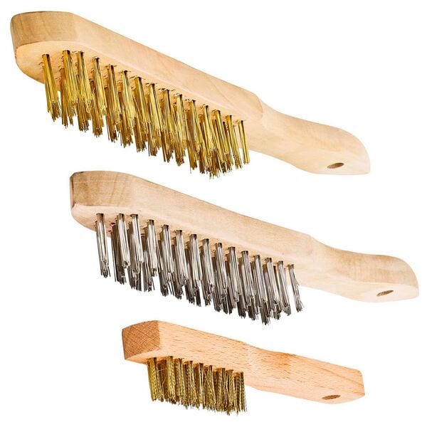 S&R Drahtbürste Set 3-teilig