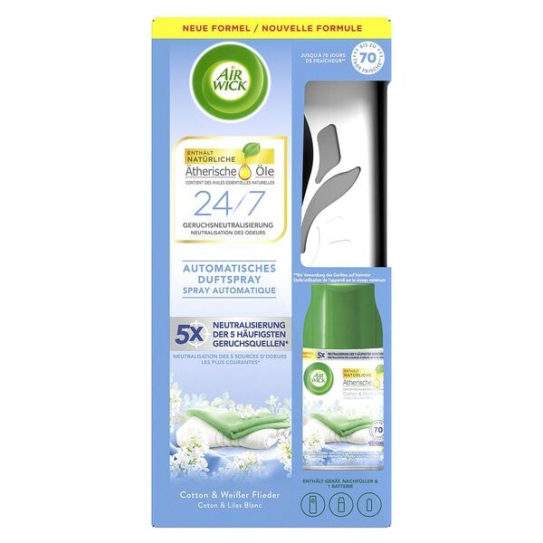 AIR WICK Duftspender Freshmatic Max Cotton & Weißer Flieder 250 ml violett