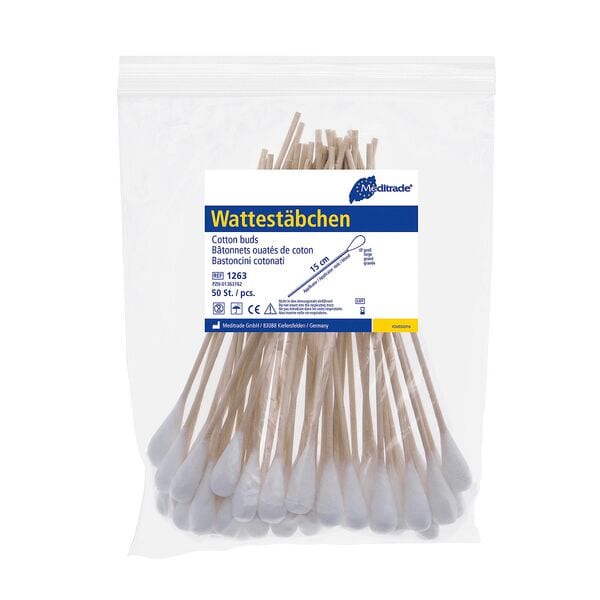 Meditrade Wattestäbchen »groß« Holz 500 Stück
