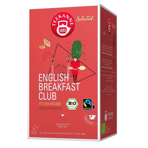 TEEKANNE Bio-Tee »Bio Luxury Cup English Breakfast Club« 25 Portionen