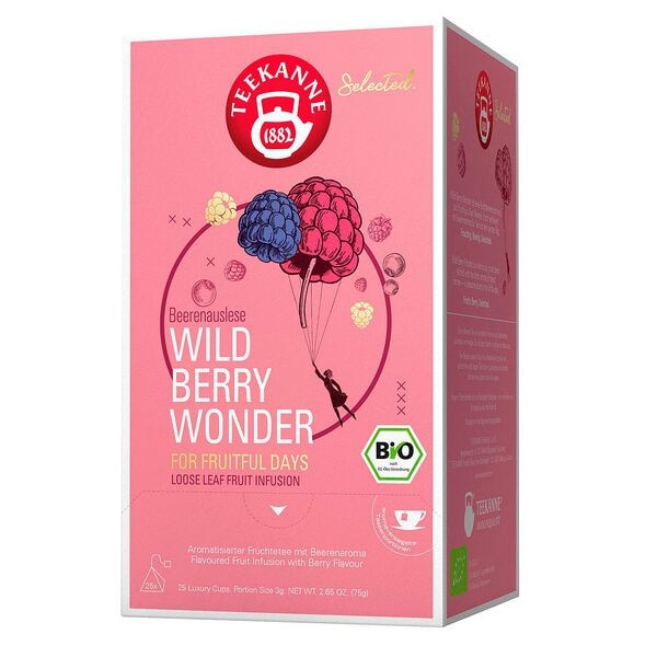 TEEKANNE Bio-Tee »Bio Luxury Cup Wild Berry Wonder« 25 Portionen