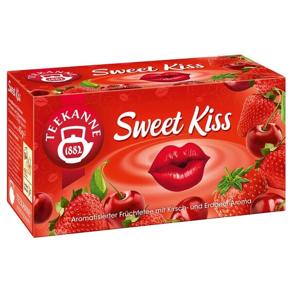 TEEKANNE Früchtetee Sweet Kiss 20 Stück Tassenportion Papierkuvert