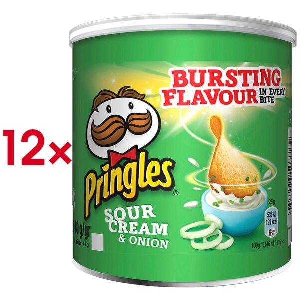 Pringles 12er-Pack »Sour Cream & Onion« 40 G