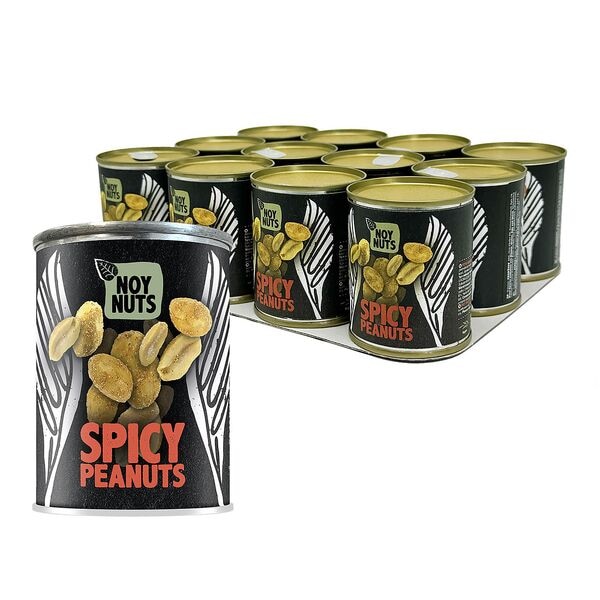 NOY NUTS 12er-Pack Nussmischung »Spicy Peanuts« 60 g