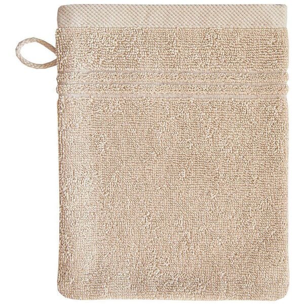 dyckhoff Waschlappen Nature 100% Baumwolle 16x21 cm beige