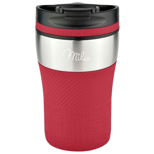 MEPAL Isolierbecher-Set 0.21 L mit 2 Trinkdeckeln rot